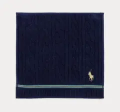 【新品未使用】ポロ ラルフローレン メンズ タオルハンカチ ネイビー