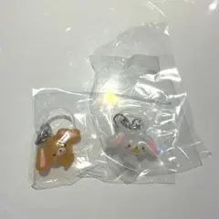 サンリオ　めじるしアクセサリー　ゆるっと　しろうさ　くろうさ