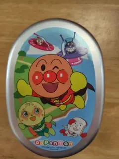 10回使用■アンパンマン楕円オーバルアルミお弁当箱■幼稚園保育園入園準備