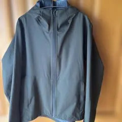 ユニクロ men's L ブロックテックジャケット オリーブグリーン