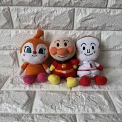 アンパンマン ぬいぐるみ 3体セット しょくぱんまん ドキンちゃん