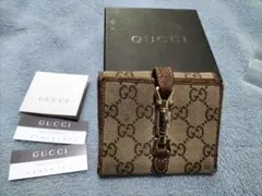 GUCCI GGパターン 三つ折り財布