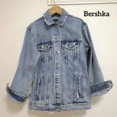 ベルシュカ Bershka ビッグシルエット デニムジャケットオーバーサイズザラ