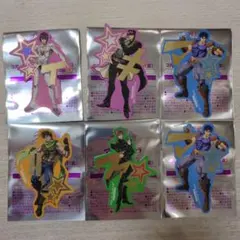 ジョジョ マツキヨ ダイカットステッカー 6枚セット まとめ売り 新品