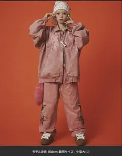 【新品未開封】GALFY 漢ダブルニー 刺繍 ダックパンツ ピンク 中型犬