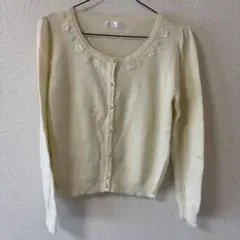 【PRIME PATTERN】 フラワービジューカーディガンのサムネイル