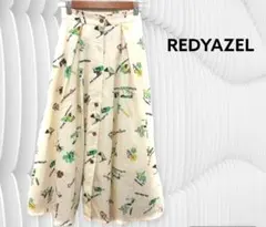 レディアゼル REDYAZEL マルチカラー総柄フレアスカート フリー マルチ