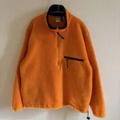 LLBean エルエルビーン　フリース　プルオーバージャケット　山吹色