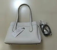 D.KELLY レディースツーウェイショルダーバッグ　新品未使用　アイボリー
