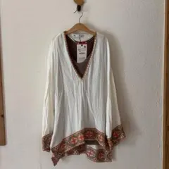 ZARA 刺繍入り　長袖チュニック
