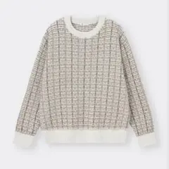 GU ローゲージクルーネックセーター L