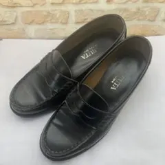 ✨HARUTA ローファー 黒 23.5cmEE✨学生 レディース