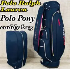 美品】Polo Ralph Lauren ポロポニー キャディバッグ 8.5型 - メルカリ