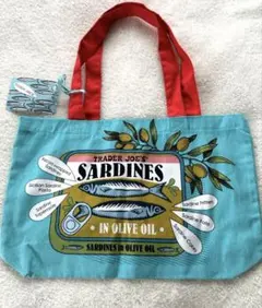 Trader Joe's トレーダージョーズ　オイルサーディン　エコバッグのサムネイル