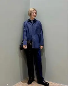 トゥモローランド　デニムシャツ　リネンシャツのサムネイル