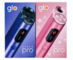 【新品未使用】glo HYPER pro オニキスパープル・サクラ ２個セット