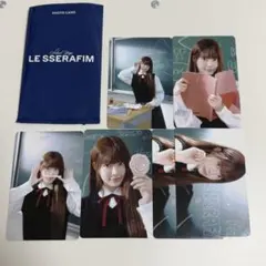 lesserafim ウンチェ ポラロイド チェキ セット idoustage - メルカリ