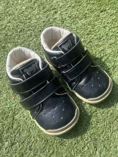 【miki house double.B】ベビーキッズシューズ14cm ブラック