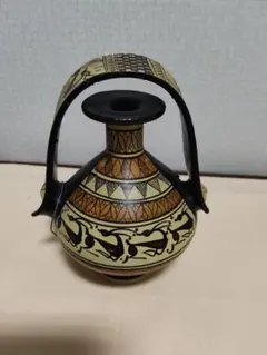 Summer Sale♪ロシア矢車菊ヤグルマギクの木製飾り皿オリガ