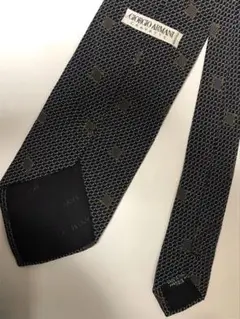 GIORGIO ARMANI ジョルジオアルマーニ ネクタイ ブラックグレー黒灰のサムネイル
