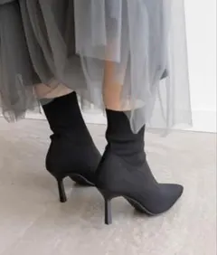 RANDA ランダ ソフトストレッチニットソックスブーツ ソックスブーツ