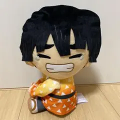 鬼滅の刃　善逸　めちゃでかしがみつき　ぬいぐるみ