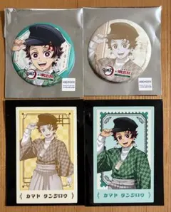 鬼滅の刃 明治村 ポラショットコレクション マット缶バッジ 竈門炭治郎