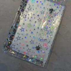 シール帳クリアバインダー「星」リフィル20枚付き