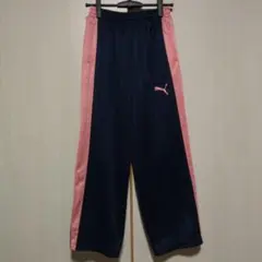 プーマ PUMA ジャージ ボトムス パンツ 下 メンズ Sサイズ 紺/桃