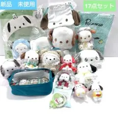 サンリオ　ポチャッコ　ぬいぐるみ　マスコット　ポーチ　鞄　うちわケース　17点