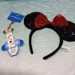 Disneyミニー カチューシャ スパンコール&カチューシャホルダーのサムネイル