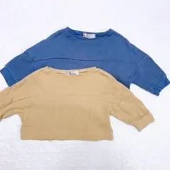 【ever closet】 長袖トレーナー80cm 2枚セット まとめ売り