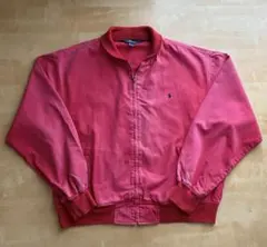 80s 90s ラルフローレン　MA-1 スイングトップ　フェード　ボロ　短丈