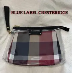 BLUE LABEL ブルーレーベルクレストブリッジクリアポーチクラッチバッグ