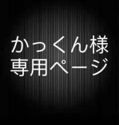 かっくん様専用ページ