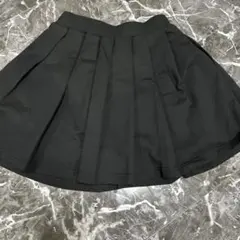 最終価格　ラブトキ　ブラック スウェット　プリーツスカート
