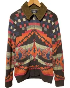 RRL ネイティブハンドニットジャケット サイズS 2025年最新】ネイティブ ニット rrlの人気アイテム - メルカリ