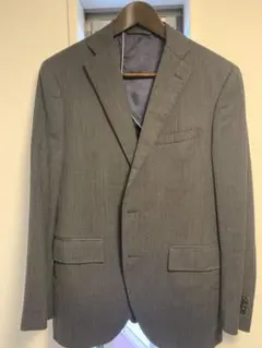 入学 卒業式に最適2着セット グレー ビジネススーツ