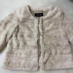 INTERPLANET フェイクファーコート ベージュのサムネイル