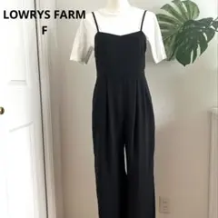 【LOWRYS FARM ローリーズファーム】オールインワン　サロペット　黒　Fのサムネイル