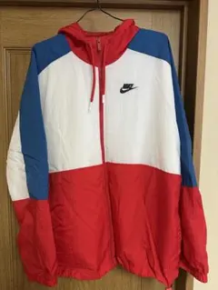 【最終値下げ】Nike ナイロンジャケット L 赤/白/青