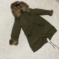 ラビットファーモッズコート