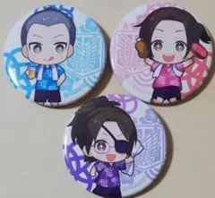 進撃の巨人 極楽湯 RAKU SPA コラボ ランダム缶バッジ 3点セット