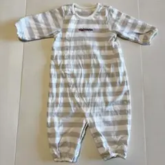 ミキハウス ストライプロンパース