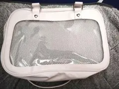 新品　未使用　痛バッグ　痛バ　白　ホワイト　推し活　オタ活　大容量　ポケット