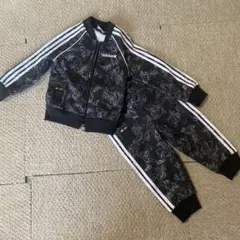 adidas ディズニー ジャージセット 黒　90