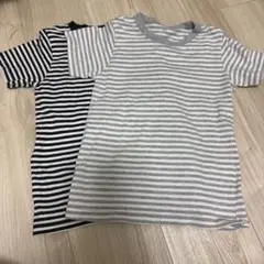 ボーダーTシャツ 2枚セット 120cm