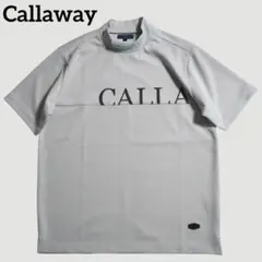 未使用級 Callaway キャロウェイ モックネック ストレッチシャツ LL