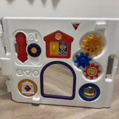 日本育児 ミュージカルキッズランドDX グレー ベビーサークル 8枚