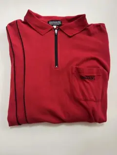 SPALDING 赤 ポロシャツ L